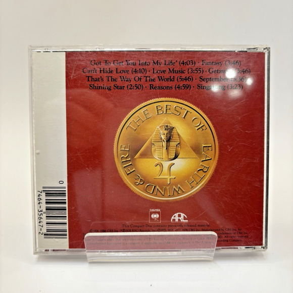Best Of: Volume 1 by Earth Wind & Fire (CD, 1978) - Picture 2 of 5